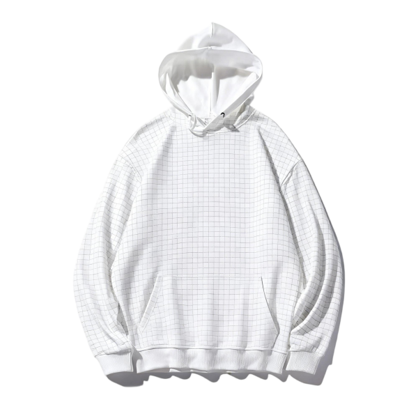 Plus Size Solid Color Casual Wear Hoodie - Unisex Custom Design